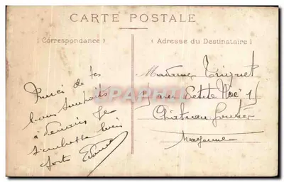 Mężczyzna przy stole — biblioteka — seria 4195 — Rewers