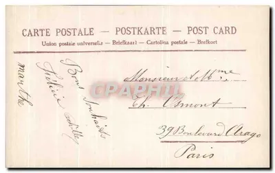 Zwei Kinder umgeben von Rosen — 'Heureuse Année' — XPC, n°4010 — Rückseite