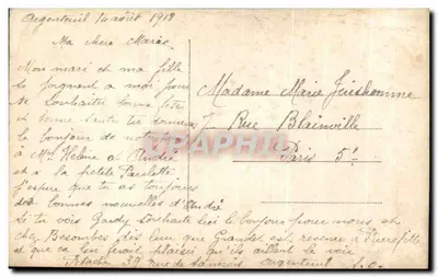 Kobieta w różowej sukience — brzeg rzeki — Irina, n° 3288/3 — Rewers