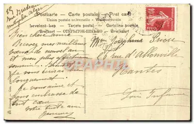 Lírio do vale — Ano 1910 — Editor não visível — Verso