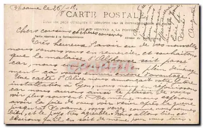 Duas jovens com flores — Editor E. 864-3 — Verso