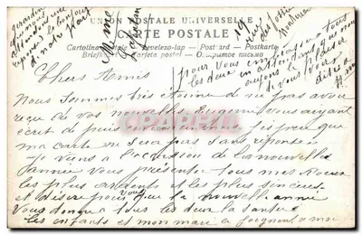 Mulher com cesta de flores — Série 70 — Bonne Monnée, Paris — Verso
