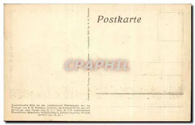 Diefenbach: Per aspera ad astra — silhueta de um urso e de um macaco — Teubner, Teilbild 13 — Verso