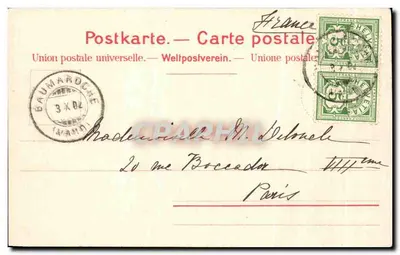 Récolte de vendanges — scène de vignoble avec chariot et travailleurs — éditeur N° 440 — Verso