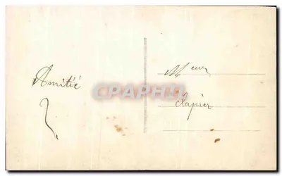Menina em vestido de renda segurando um buquê — Affectueux Souvenir — Valoires, n° 3608 — Verso