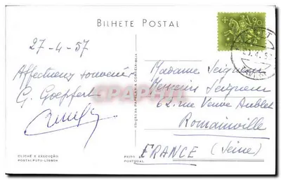 BEJA — Zamek — Wydawca Bilhete Postal, n°11 — Rewers