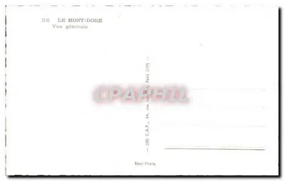 Het Mont-Dore — Algemene uitzicht — C.A.P., Parijs — Achterkant