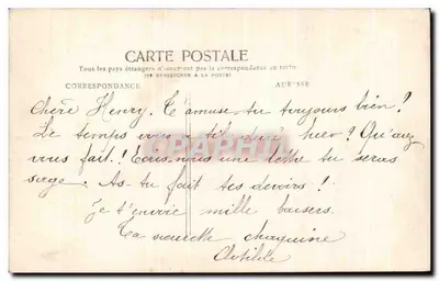 Kobieta w ciemnej sukni — En attendant la tartine du professeur j'mange la mienne — Saul Boyer Fot. n°3889/1, wydawca Croisant Paris — Rewers