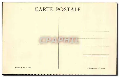 Ornans — Jura — Agenda P.L.M. 1931 — Verso