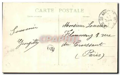 Nogent-le-Rotrou (E.-et-L.) — Le Château de Saint-Jean — La Porte d'entrée — Verso