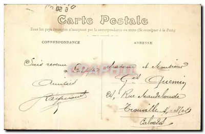 Dieppe — Stary Zamek — Bettembos, wydawca Dieppe, nr 301 — Rewers