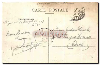 St-Germain-des-Fossés — Vista Geral — Bourbonnais — Verso