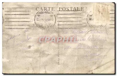 Champ de bataille de Champagne — Le fort de LA POMPELLE (près Reims) — Vestiges de guerre classés — Verso