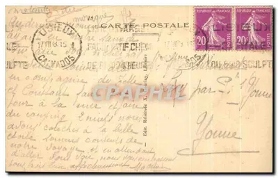 Villers-sur-Mer — De Bazen — Uitgever: Edit. Reservée X. Gourlay — Achterkant