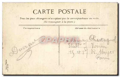 Arques-la-Bataille — Zamek, Trzy Bramy — L.V. & Cie — Rewers
