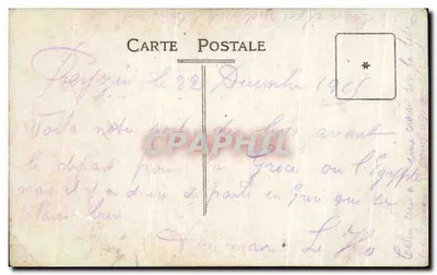 Fotografik Kartpostal Feyzin 1915 Yunanistan veya Mısır'a Giden Öncesi — Arka yüz