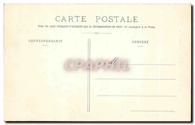 La Vologne em Kichompré — Floresta densa com um homem sentado em um tronco de árvore — Editor TNICE, n° 123 — Verso