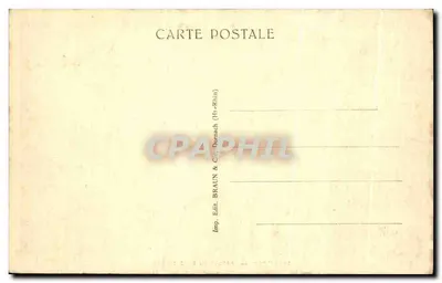 Gérardmer — Kanoe przy jeziorze — BRAUN & Cie — Rewers