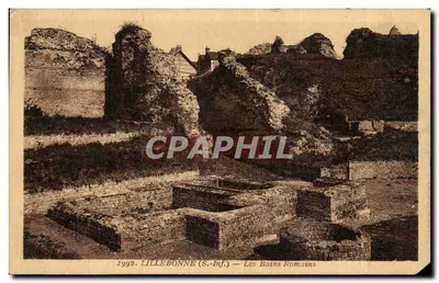 LILLEBONNE (Sul-Inf.) — Os Banhos Romanos — editor L. P. L. n° 1992