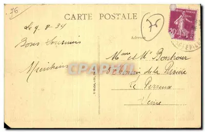 LILLEBONNE (Sul-Inf.) — Os Banhos Romanos — editor L. P. L. n° 1992 — Verso