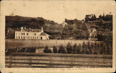 Lillebonne (S.-Inj.) — Vista do Castelo — Editor: E. Mallet, Harfleur