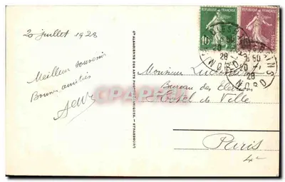 MALO-les-BAINS - A Digue — vista da promenade com o Grand Hôtel Bottereau — N.G. n°55 — Verso