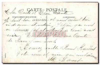 Jovem mulher segurando uma carta — 'Pensando em você, ouso colocar um beijo suave nesta carta' — JENORMAND Fot. n°110 — Verso