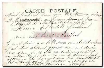 Dos niñas con carreta de pescado — 1° DE ABRIL — editor no visible — Reverso