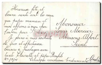 Buquê de flores — número 846 — editor não identificado — Verso