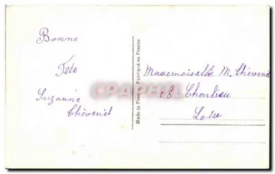 Rosa colorata — DÉDÉ 1385 — Verso