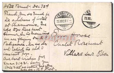 Paisagem invernal com ovelhas — 'Feliz Natal !' — editor não identificado — Verso