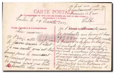 Młoda kobieta z ptakiem — seria S.971/4 — Wydawca R. (Paryż) — Rewers