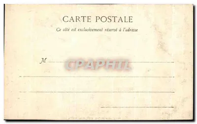 Pierrot pai de família — cena teatral — Edição Fototipia A. Bergeret e Cie, Nancy — Verso