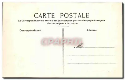 Zamek La Motte — widok w rzeźbie — wydawca nieodczytelny — Rewers
