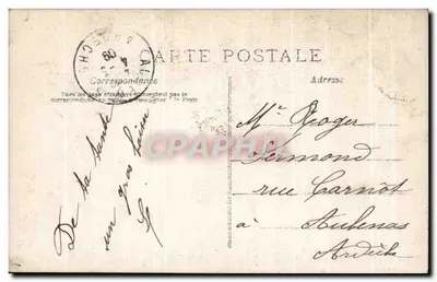 Chico con ramo de flores — Feliz cumpleaños — A.N. París, n°626 — Reverso