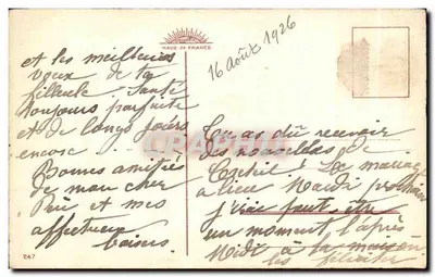 Bukiet kwiatów — anemonki i poziomki — wydawca nie widoczny — Rewers
