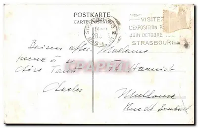 Primavera — Musée des Beaux-Arts de Mulhouse — CH. CHAPLIN, n°16 — Verso