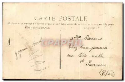 Festa di Aprile — Enormand Fot. — Parigi — Verso