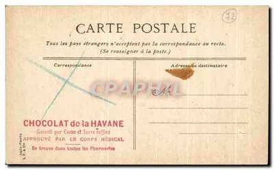St-Calais. Ruínas do Castelo — editor L.V. & Cie, n° 199 — Verso