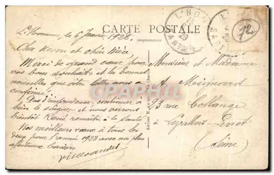 La Chartre-sur-le-Loir — Vue d'ensemble — Édition M. Le Goff, La Chartre-sur-le-Loir — Rewers