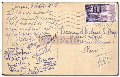 Sablé (Sarthe) - Vista Geral — C. J. Lambert, editor-fotográfico, Sablé-sur-Sarthe — Verso