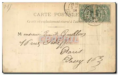 Autun — Most Arroux w ujściu Ternin — B. F. Chalon-saône, nr 57 — Rewers