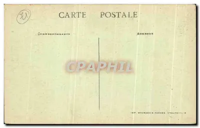 Paray-le-Monial — Porta romana dos Claustros — B. F. Chalon n° 10286 — Verso