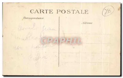 Le Havre — Widok Nowej Przystani w burzowe warunki — S.P.D. n°134 — Rewers