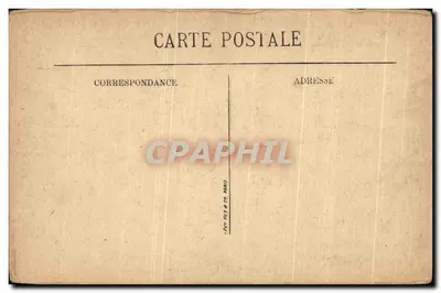 Park Versailles — Basen Latony — wydawca Stara pocztówka FILS & CIE PARIS — Rewers