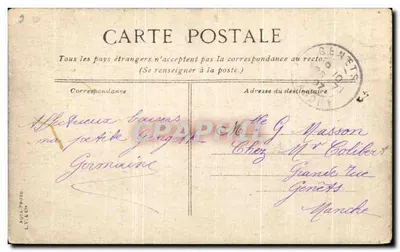 Versailles - Parque do Petit Trianon - Torre de Malborough — Verso