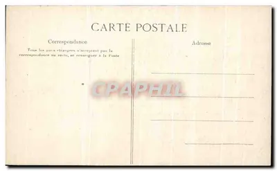Versailles — Pièce d'eau de Neptune avant les grandes Eaux — E. L. D. n°46 — Verso