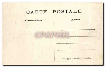 Park Versaillejski — Bitwa zwierząt — Héliotypie A. Bourdier, nr 289 — Rewers