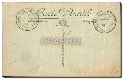 Castelo de Versalhes — Galeria dos Espelhos — LL n°49 — Verso