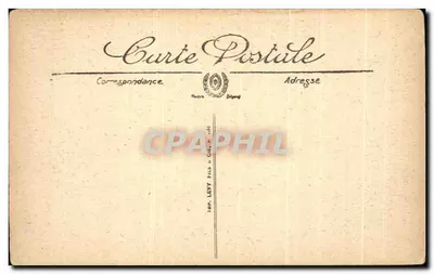 Castelo de Versalhes — A Galeria das Batalhas — Imp. Levy, Paris — Verso